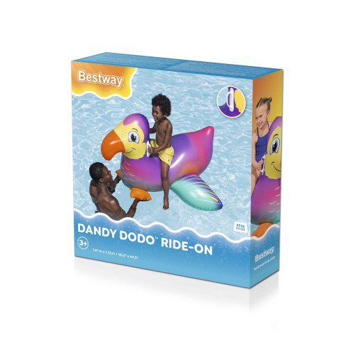 Надувная игрушка-наездник 141x113 см "Птица Додо", от 3 лет (Bestway 41504 BW)