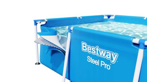 Каркасный прямоугольный бассейн Bestway 400х211х81 см + фильтр-насос 1249 л/ч (56424 BW)