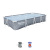 Каркасный прямоугольный бассейн Bestway 366х201х66 см + фильтр-насос 1249 л/ч (561FV BW)