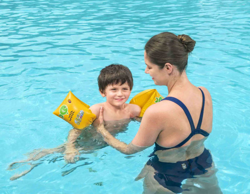 Нарукавники для плавания 25х15 см "Swim Safe" ступень С, от 3 до 6 лет (Bestway 32033 BW)
