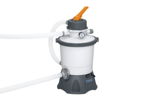 Cтальной бассейн Bestway Hydrium Oval Pool 500х360х120 см + песочный ф/насос 3028 л/ч, лестница, тент, подстилка (56586 BW)