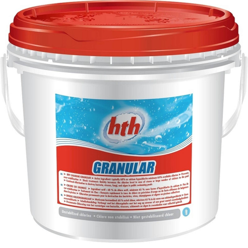 Быстрорастворимый хлор в гранулах, без стабилизатора, GRANULAR, 25 кг, hth (72303)