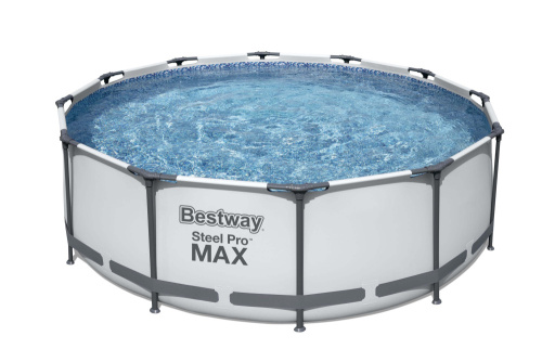 Каркасный бассейн Bestway 366х100 см + фильтр-насос 2006 л/ч, лестница (56418 BW)