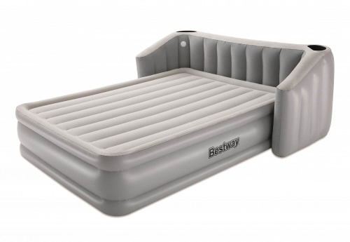 Надувная кровать Tritech Fullsleep Wingback 196х233х80 см, встроенный насос 220V (Bestway 67620 BW)