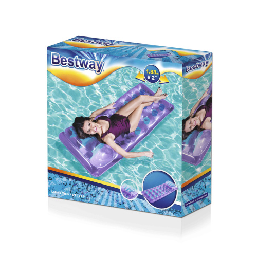 Надувной матрас для плавания 188х71 см, 3 цвета (Bestway 43015 BW)