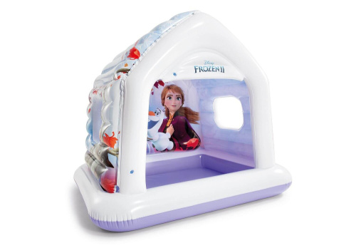 Игровой домик 137х109х122 см "Холодное сердце", от 3 до 6 лет (Intex 48632)