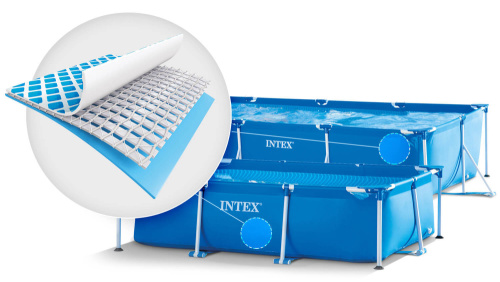 Каркасный бассейн Intex Rectangular Frame 260х160х65 см (28271)