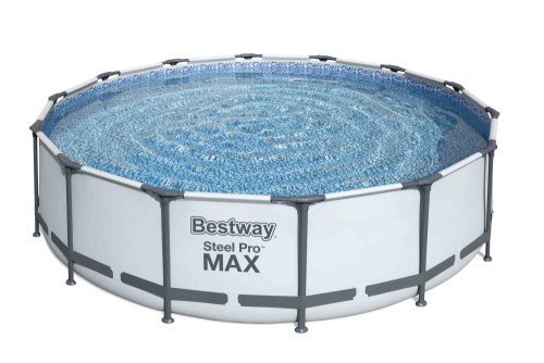 Каркасный бассейн Bestway 427х107 см + фильтр-насос 3028 л/ч, тент, лестница (56950 BW)