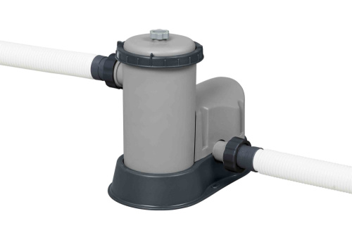Каркасный бассейн Bestway Steel Pro MAX 549х132 см + фильтр-насос 5678 л/ч, лестница, тент (561FJ BW)