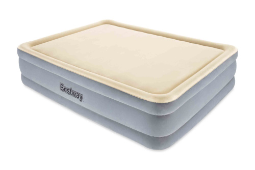 Надувная кровать Tritech Cushify Top, 203x152x46 см, встроенный насос 220V (Bestway 67486 BW)