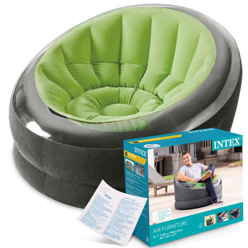 Кресло надувное Empire Chair 112х109х69 см, 3 цвета (Intex 66582)