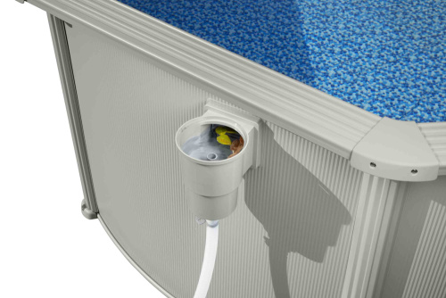 Стальной бассейн Bestway Hydrium Pool Set 460х120 см + песочный ф/насос 5678 л/ч, лестница, тент, подстилка (56384 BW)