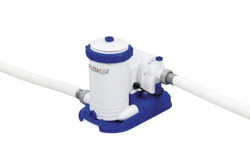Каркасный бассейн Bestway 671х132 см + фильтр-насос 9463 л/ч, тент, лестница (56889 BW)