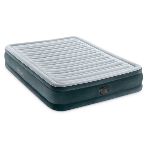 Надувная кровать Dura-Beam Plus Series 137х191х33 см, встроенный насос 220V (Intex 67768)