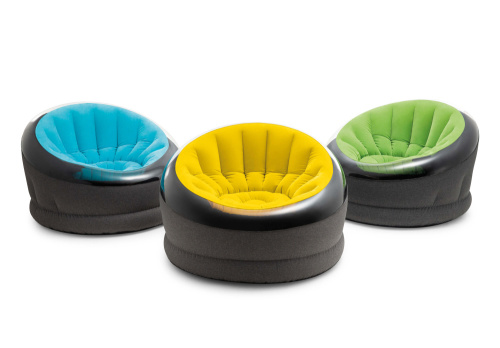 Кресло надувное Empire Chair 112х109х69 см, 3 цвета (Intex 66582)