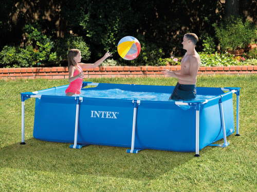 Каркасный бассейн Intex Rectangular Frame 220х150х60 см (28270)