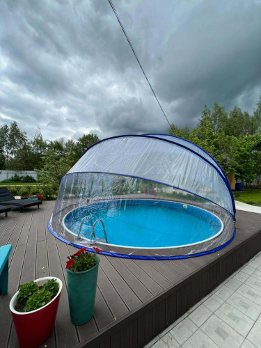 Купол-тент для бассейна, диаметр 5,5 м (Pool tent 5,5)
