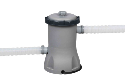 Каркасный бассейн Bestway Steel Pro MAX 396х107 см + фильтр-насос 2006 л/ч, лестница, тент, навес от солнца (561FY BW)